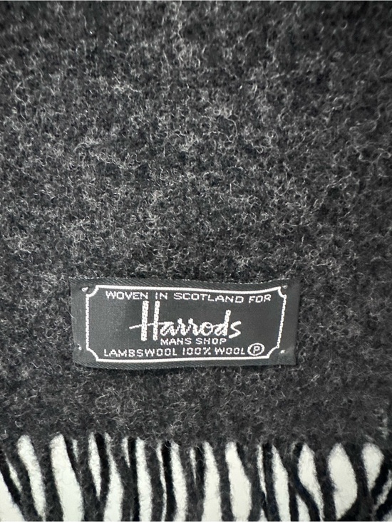 Harrods Other - Harrods Dark Charcoal Wool Scarf